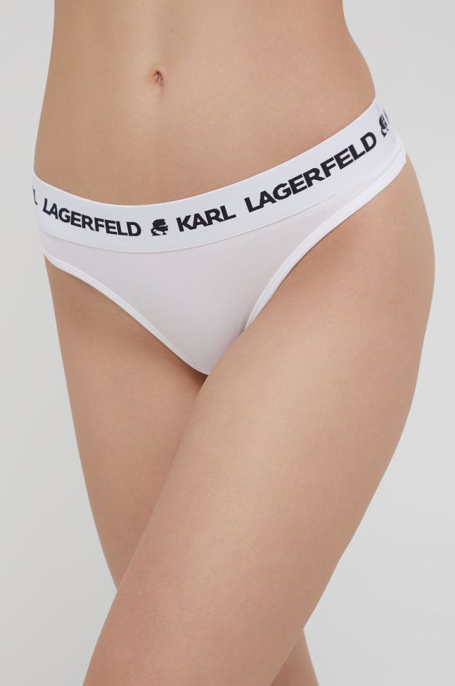 Стринги Karl Lagerfeld колір білий