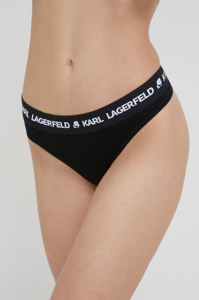Стринги Karl Lagerfeld колір чорний (2112374)