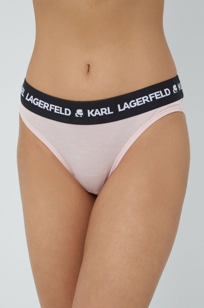 Труси Karl Lagerfeld колір рожевий (1967541)