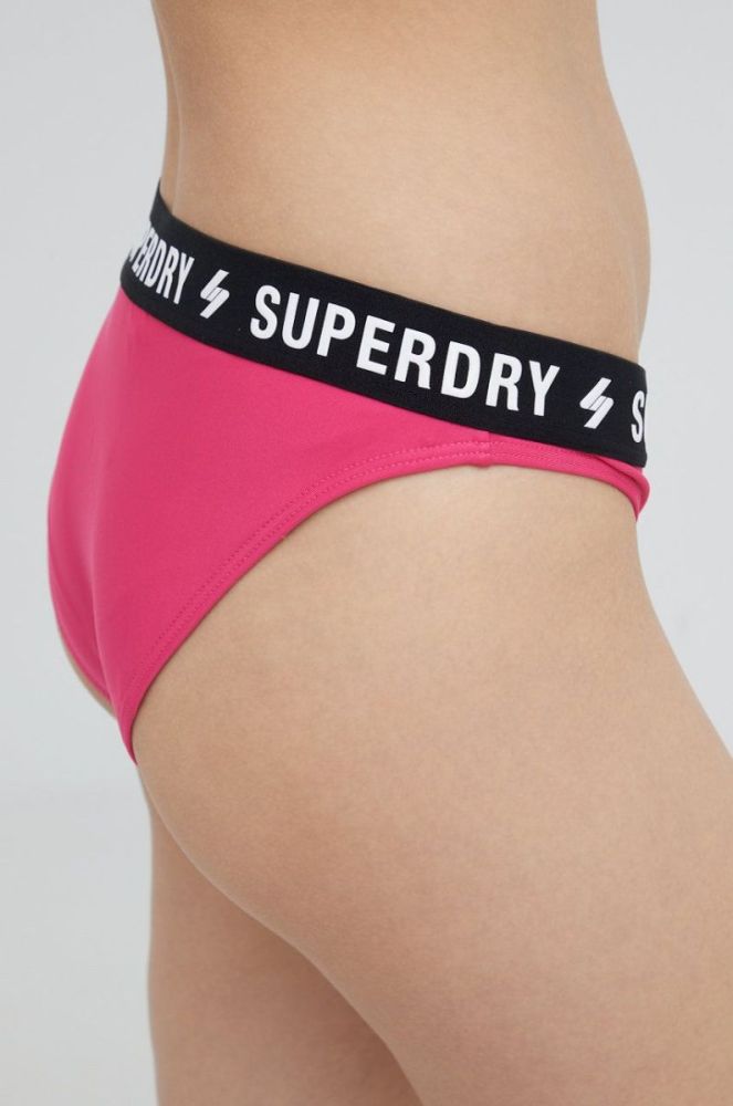 Купальні труси Superdry колір фіолетовий фото 2