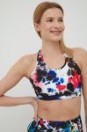 Спортивний бюстгальтер Superdry візерунок колір барвистий Спортивний бюстгальтер Superdry візерунок колір барвистий