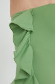 Суцільний купальник United Colors of Benetton колір зелений м'яка чашечка Суцільний купальник United Colors of Benetton колір зелений м'яка чашечка