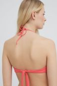 Купальний бюстгальтер United Colors of Benetton колір червоний злегка ущільнена чашечка
