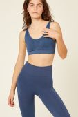 Спортивний бюстгальтер Etam Wavy візерунок колір блакитний (2282214)