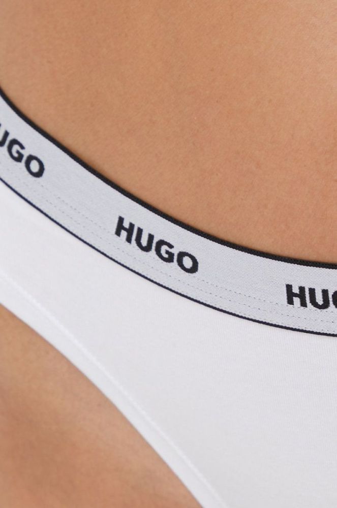 Стринги HUGO (3-pack) колір білий (3265792) фото 3