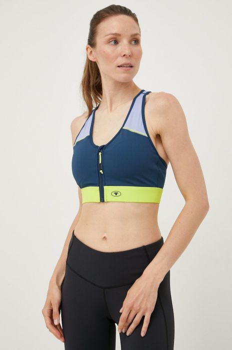 Спортивний бюстгальтер Tom Tailor колір синій візерунок