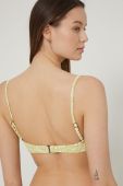 Купальний бюстгальтер Billabong колір зелений злегка ущільнена чашечка (2147732)