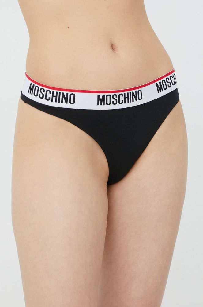 Стринги Moschino Underwear колір чорний (2301611)