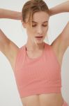 Спортивний бюстгальтер Fila Cisna колір рожевий однотонний