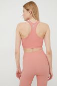 Спортивний бюстгальтер Fila Cisna колір рожевий однотонний Спортивний бюстгальтер Fila Cisna колір рожевий однотонний