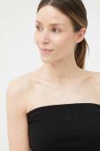 Топ Dkny жіночий колір чорний оголена спина