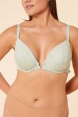 Бюстгальтер Etam колір зелений мереживо однотонний (2241424)