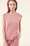 Піжамна футболка Etam колір рожевий