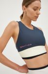 Спортивний бюстгальтер P.E Nation Outline візерунок колір блакитний Спортивний бюстгальтер P.E Nation Outline візерунок колір блакитний
