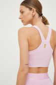 Спортивний бюстгальтер P.E Nation Full Count колір рожевий однотонний