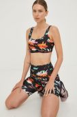 Спортивний бюстгальтер P.E Nation Oasis колір чорний візерунок