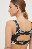 Спортивний бюстгальтер P.E Nation Oasis колір чорний візерунок