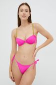Купальні труси P.E Nation колір рожевий м'яка чашечка