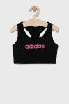 Дитячий бюстгальтер adidas Performance HF3786 колір чорний