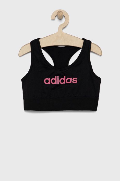 Дитячий бюстгальтер adidas Performance HF3786 колір чорний