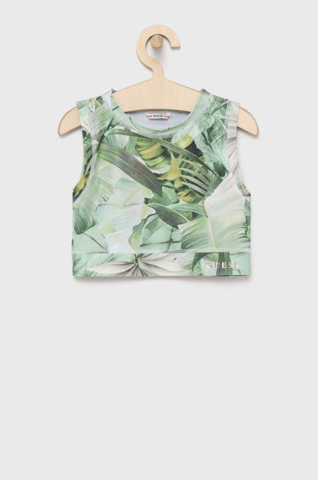 Дитячий спортивний бюстгальтер Guess колір зелений