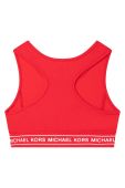 Дитячий спортивний бюстгальтер Michael Kors колір червоний (2193036)