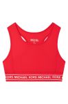 Дитячий спортивний бюстгальтер Michael Kors колір червоний (2193042)