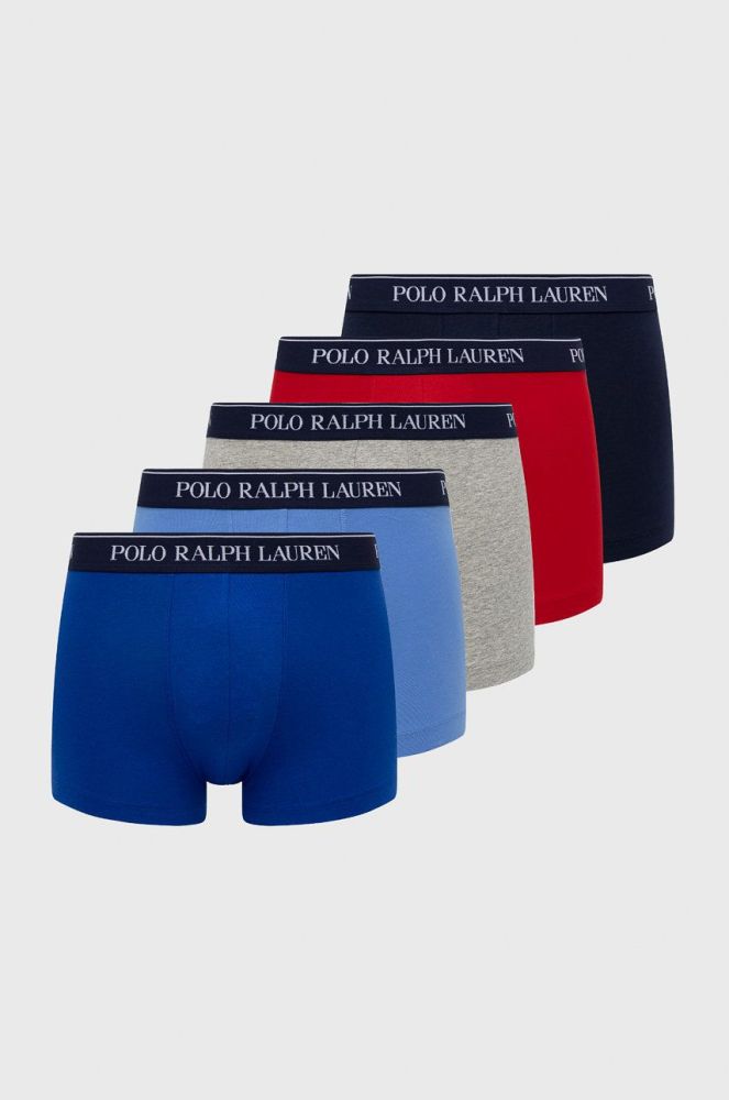 Боксери Polo Ralph Lauren (5-pack) чоловічі колір барвистий (2235876)