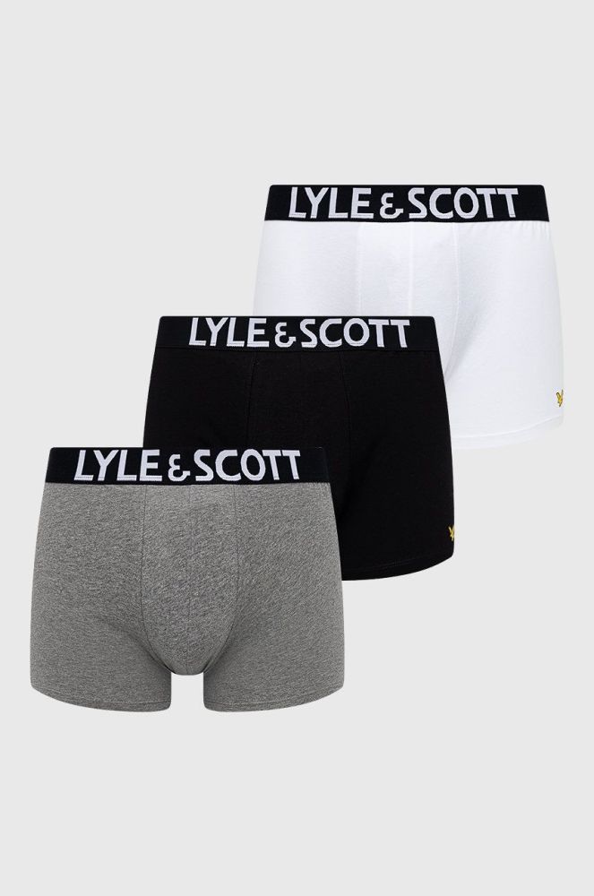 Боксери Lyle & Scott Daniel (3-pack) чоловічі колір барвистий