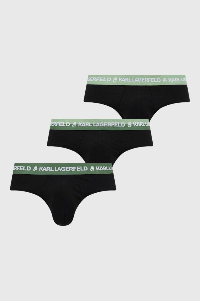 Сліпи Karl Lagerfeld 3-pack чоловічі колір чорний (2894479)