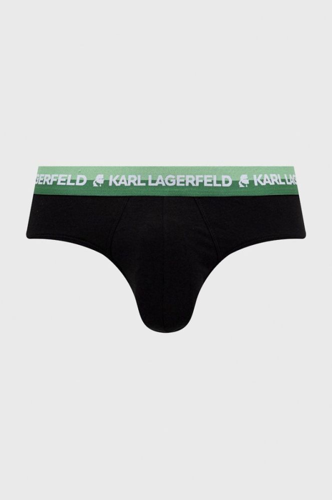 Сліпи Karl Lagerfeld 3-pack чоловічі колір чорний (2894479) фото 3
