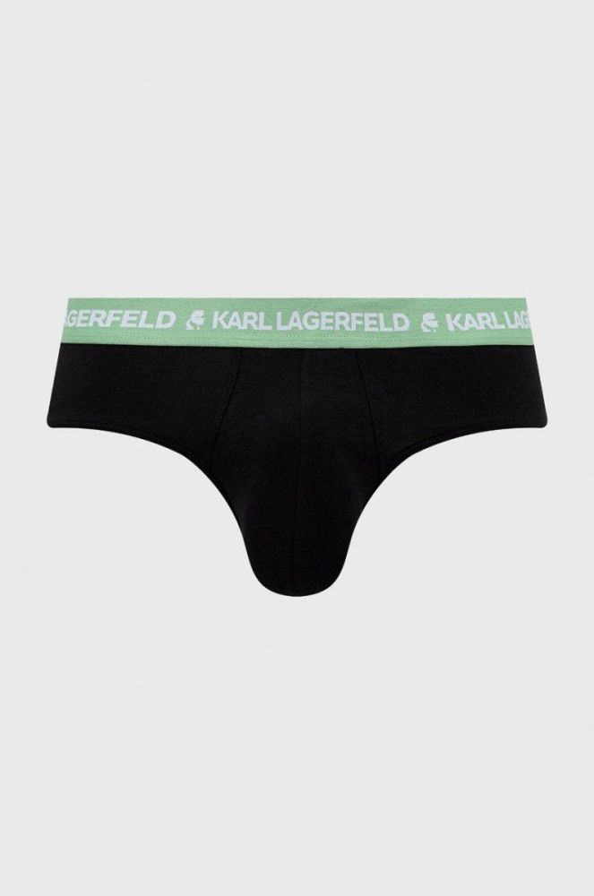 Сліпи Karl Lagerfeld 3-pack чоловічі колір чорний (2894479) фото 4