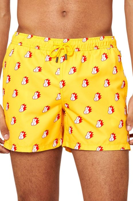 Купальні шорти Happy Socks колір жовтий