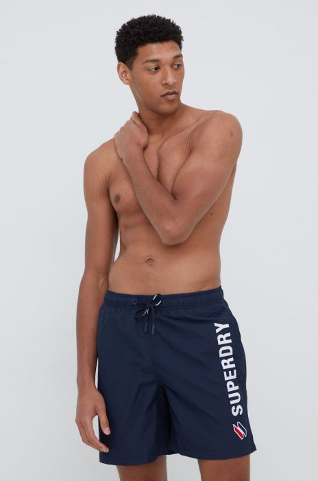 Купальні шорти Superdry колір синій (2422436)