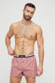 Бавовняні боксери BOSS 2-pack колір рожевий