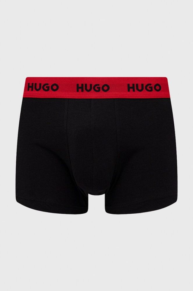 Боксери HUGO 3-pack чоловічі колір сірий (3480519) фото 2