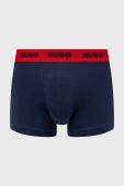 Боксери HUGO 3-pack чоловічі колір сірий (3480519)