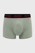 Боксери HUGO 3-pack чоловічі колір сірий (3206205)