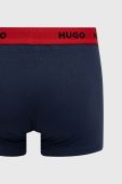 Боксери HUGO (3-pack) чоловічі колір червоний (2658538)