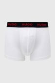 Боксери HUGO (3-pack) чоловічі колір синій (2659144)