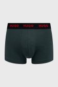 Боксери HUGO 3-pack чоловічі колір зелений