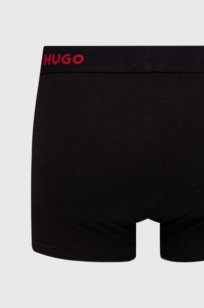 Боксери HUGO 3-pack чоловічі колір зелений фото 7