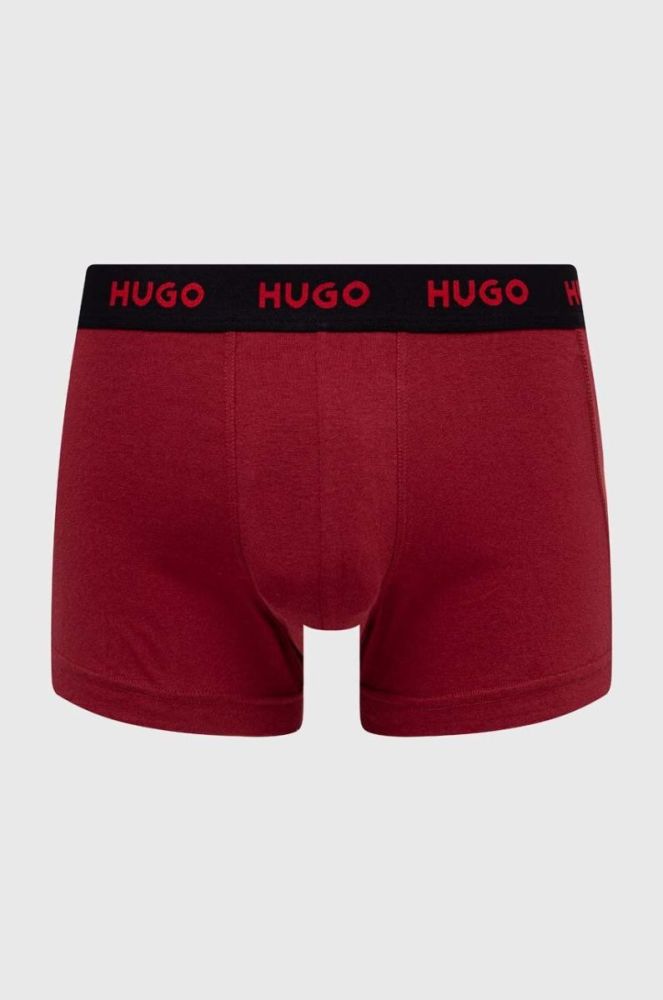 Боксери HUGO 3-pack чоловічі колір блакитний (3487096) фото 2