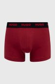 Боксери HUGO 3-pack чоловічі колір блакитний (3487096)