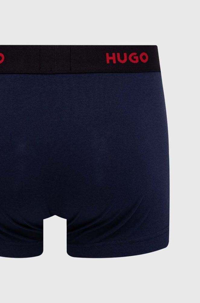 Боксери HUGO 3-pack чоловічі колір блакитний (3487096) фото 6
