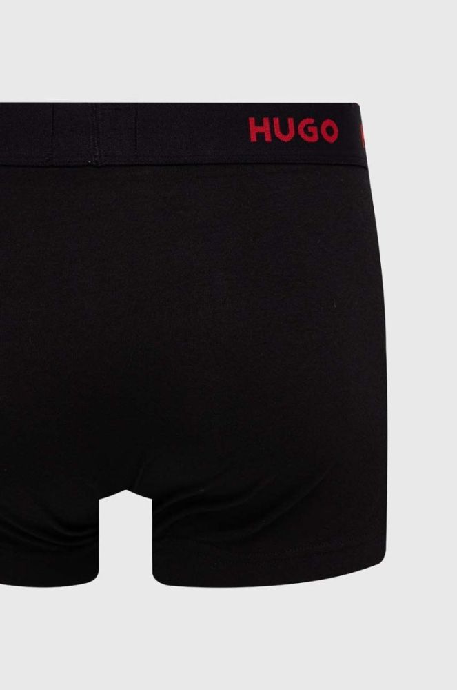 Боксери HUGO 3-pack чоловічі колір блакитний (3487096) фото 7