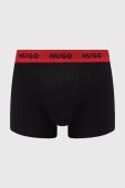 Боксери HUGO 3-pack чоловічі колір блакитний (3206190)