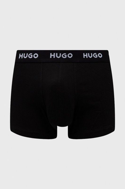 Боксери HUGO 3-pack чоловічі колір чорний (3480516) фото 2