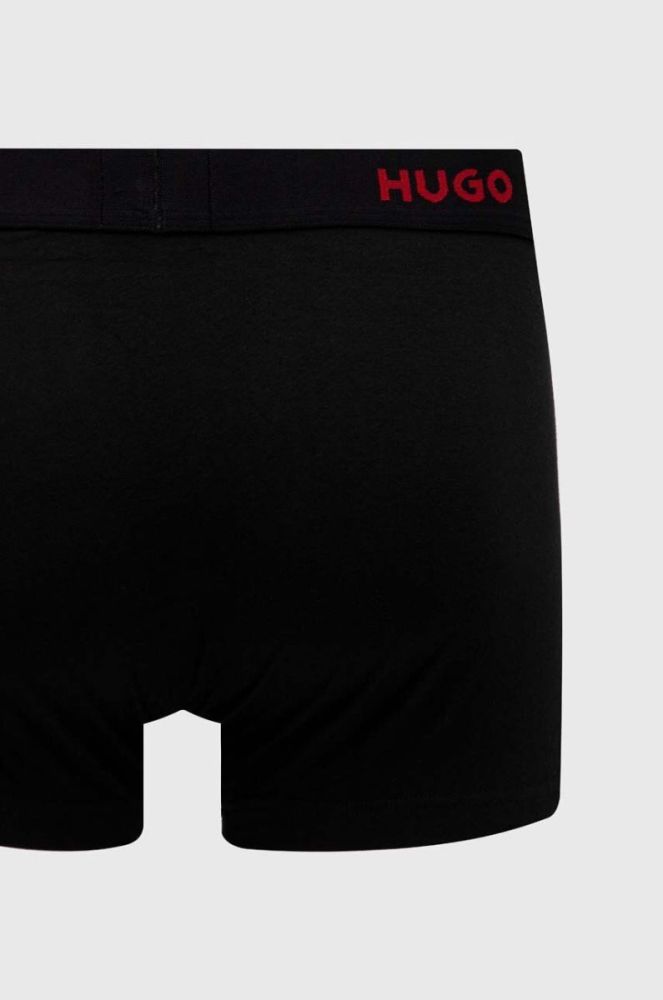 Боксери HUGO 3-pack чоловічі колір чорний (3480516) фото 6