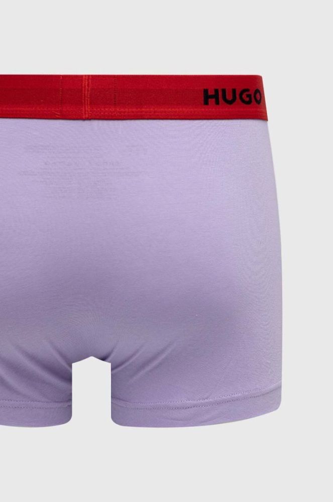 Боксери HUGO 3-pack чоловічі колір чорний (3076529) фото 6